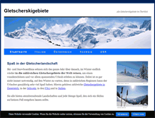 Tablet Screenshot of gletscherskigebiete.de